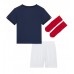 Camiseta Francia Primera Equipación Replica Mundial 2022 para niños mangas cortas (+ Pantalones cortos)